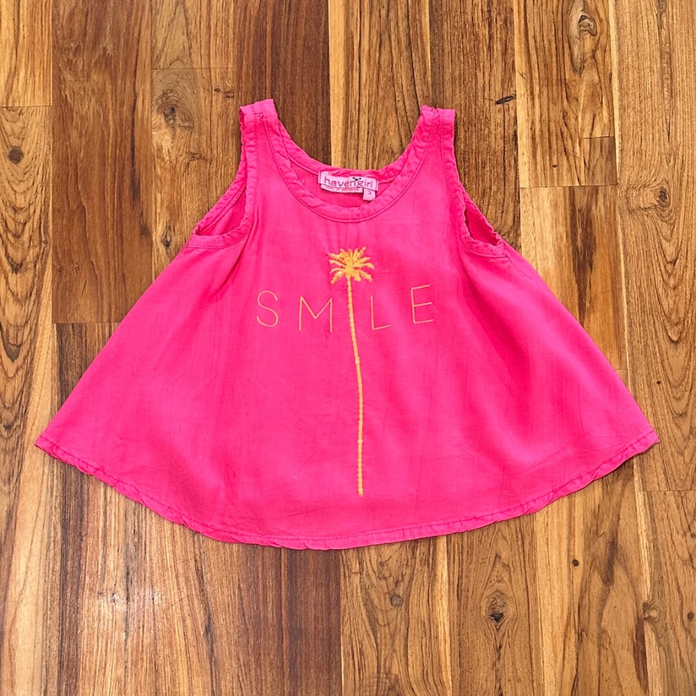 Haven Girl SMILE Palm Tree Tank Size 3